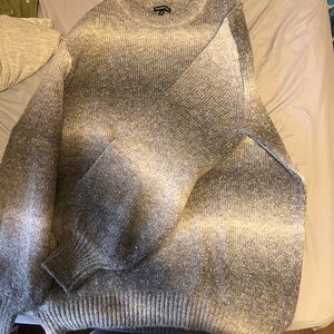Who What Wear Heather Gray Crewneck Sweater